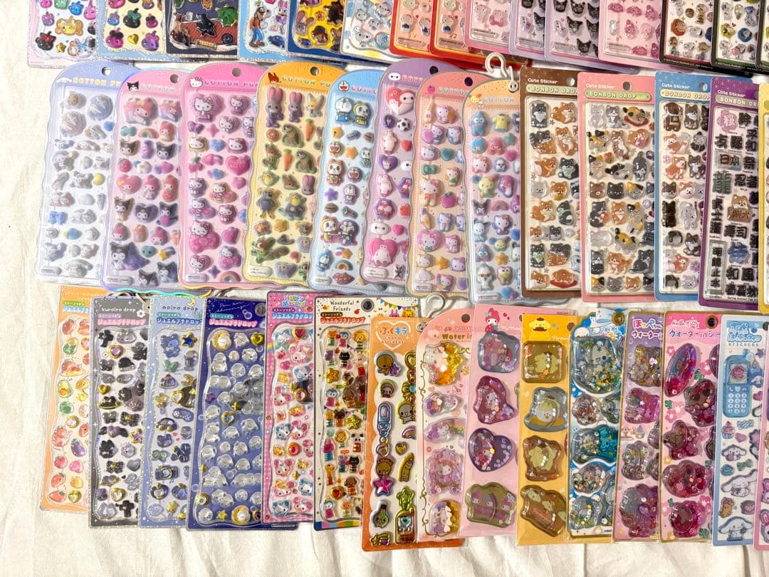 新品未開封★ボンボンドロップシール等シールまとめ売り 99枚