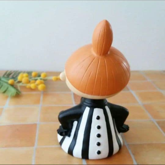 新品 ムーミン リトルミイ ゆらゆらドール 首振り人形 ストライプ 北欧