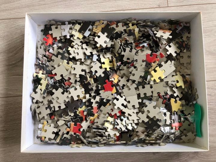 新品未使用☆昭和☆仮面ライダー１号☆サイクロン全開！パズル500ピース