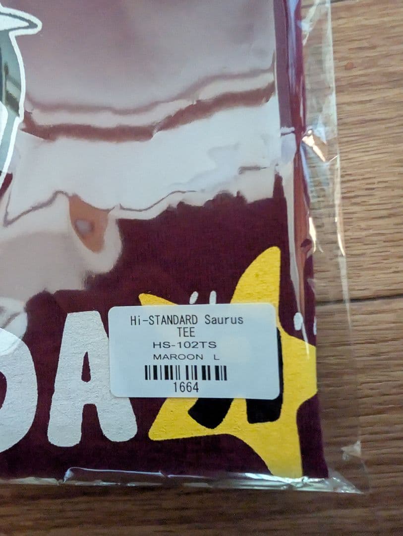 Hi-STANDARD Saurus TEE マルーン Lサイズ