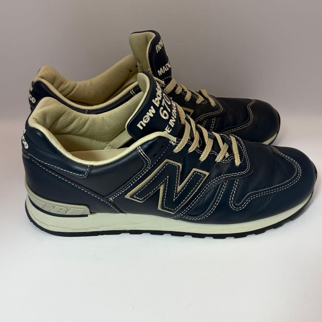 まわるり UK製 ニューバランス M670NVY 26.5cm ネイビー