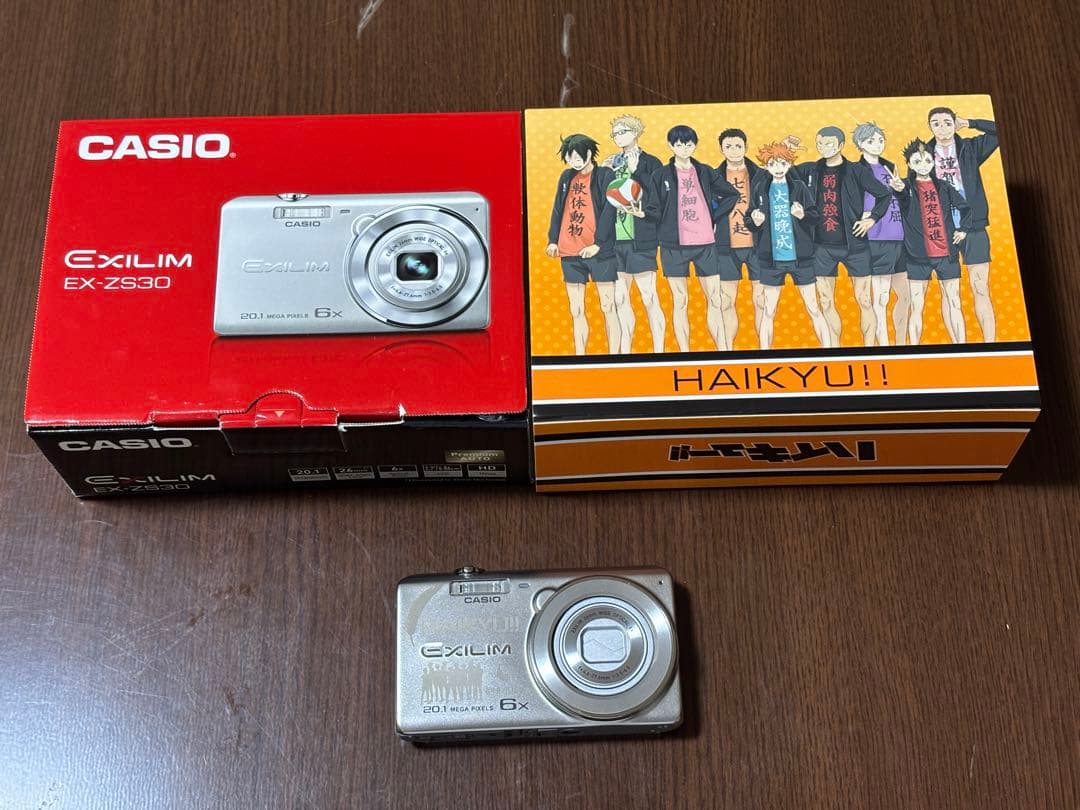 CASIO ハイキュー!!×EXILIM EX-ZS30 動作確認済 完品 美品 CASIO EXILIM EX-ZS30 ときメモ Girl's Sideコラボ - メルカリ