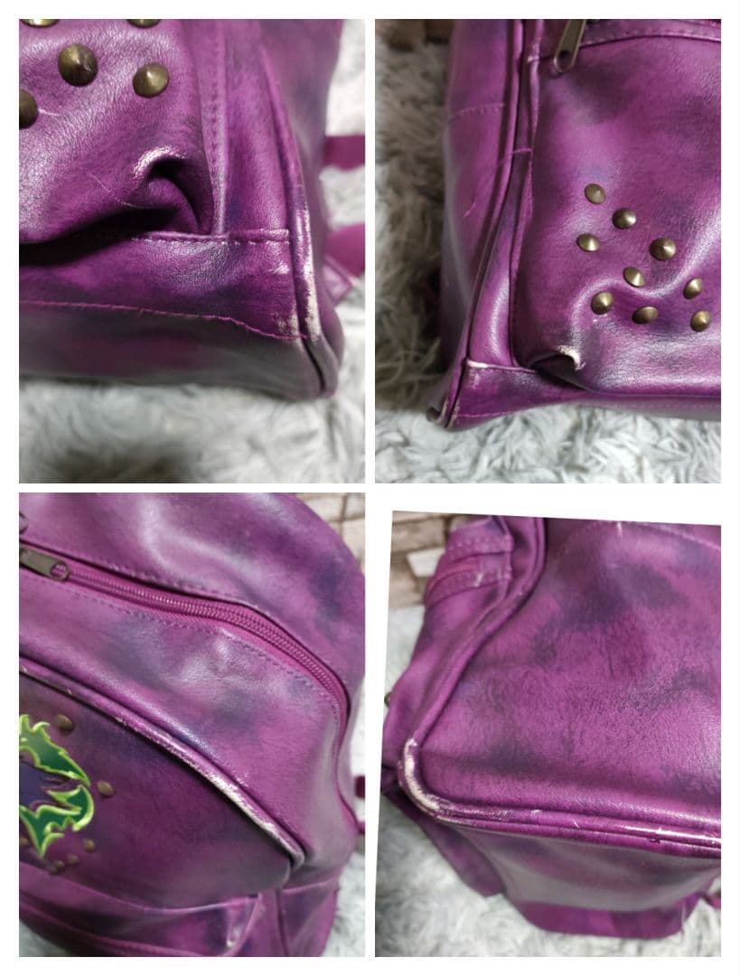 ディズニーストア ディセンダント バックパック　ヴィランズ　マル　リュック　紫