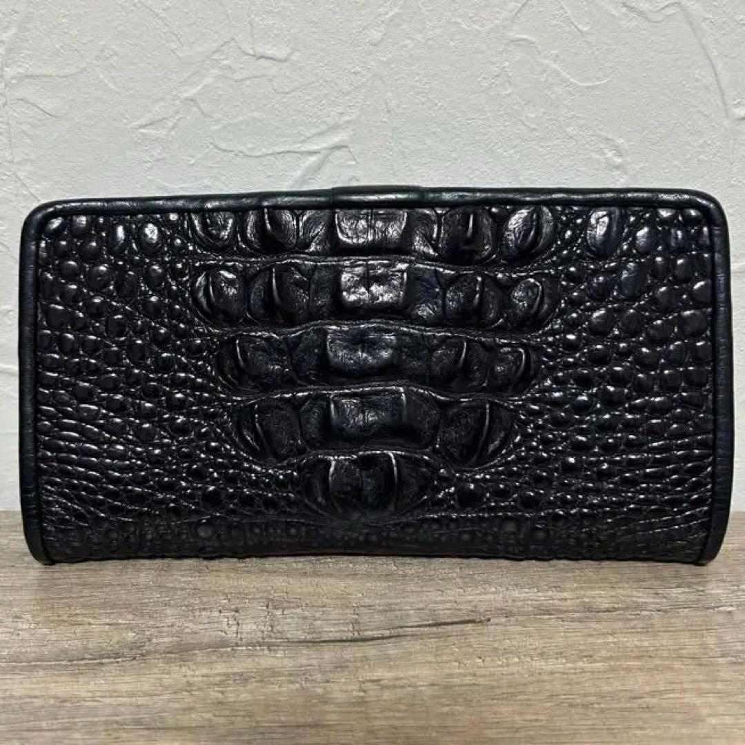 美品 Rizard Head リザードヘッド クロコダイル ロングウォレット