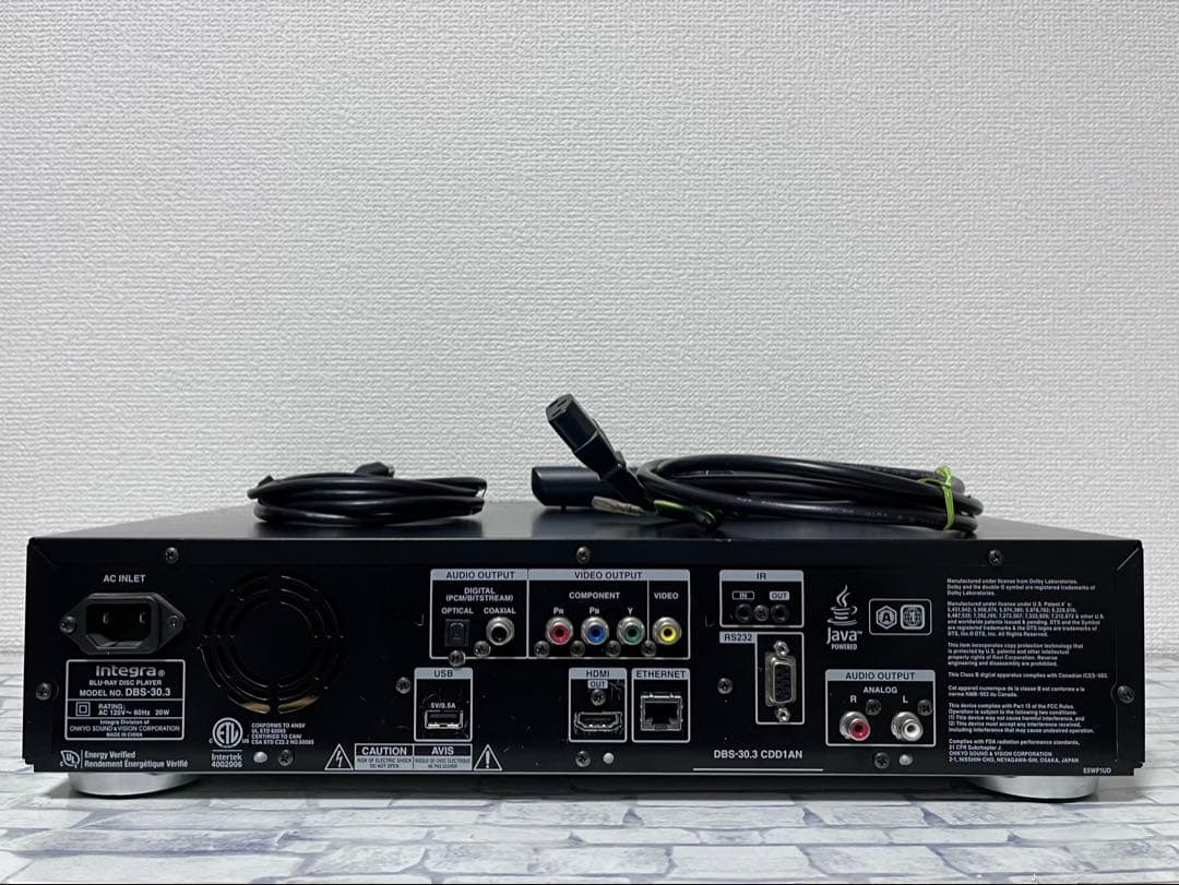 レア オンキョー Integra ブルーレイプレイヤー DBS-30.3 - メルカリ