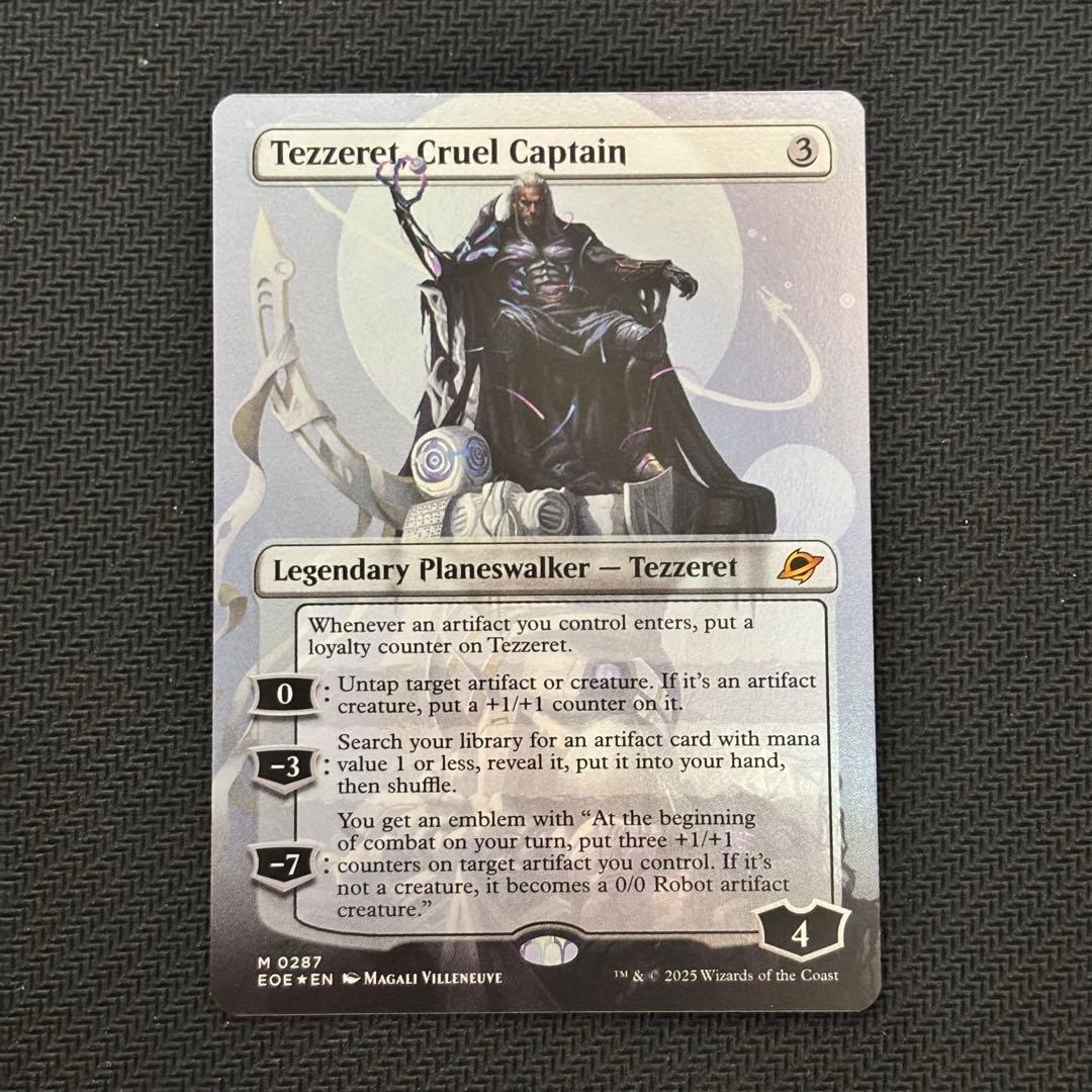 MTG 冷酷な船長、テゼレット ボーダーレスfoil 英語版 - メルカリ