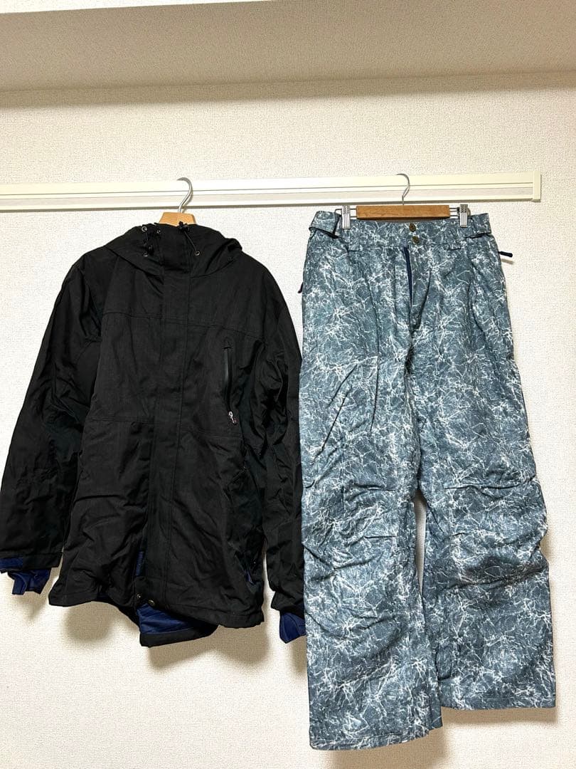 PONTAPES スキー スノーボードウェアセット Lサイズ メンズ ポンタぺス（PONTAPES） スキーウェア メンズ 上下セット スノボウェア