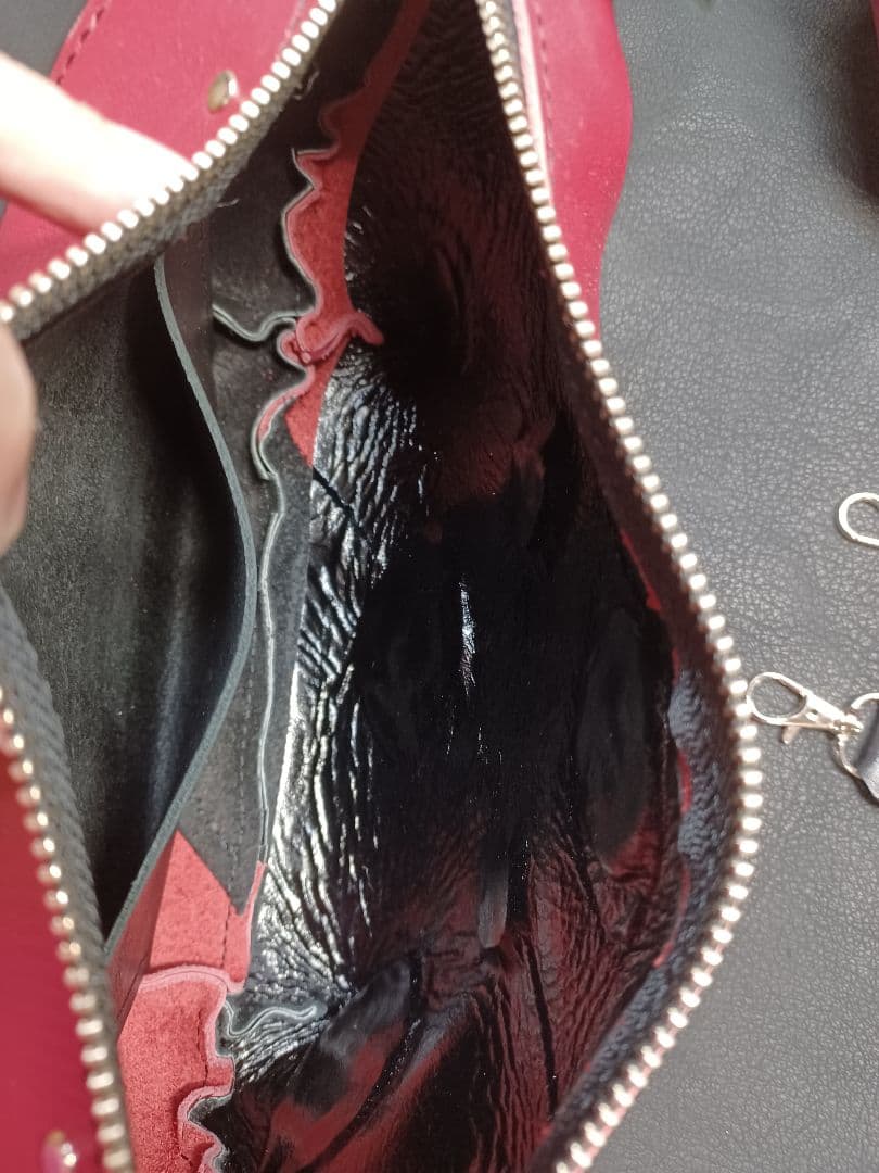 きょうMAMA様専用 目玉付きたっぷりマチのショルダーポーチ&ストラップ