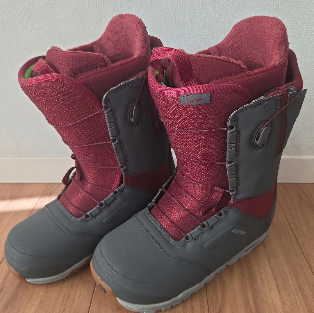 BURTON RULER-ASIAN FIT スノーボードブーツ グレー/赤 Burton Men's Ruler BOA Snowboard Boots Pewter – Eastern Boarder