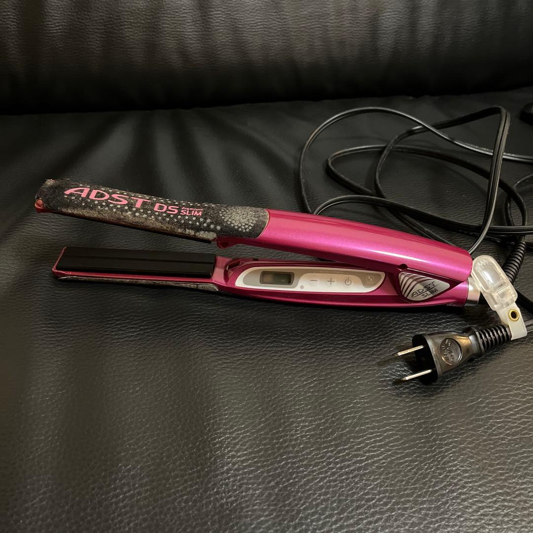 アドストSlim ストレートヘアアイロン ピンク ADST DS SLIM（スリム） ストレートアイロン(備考欄をご確認ください
