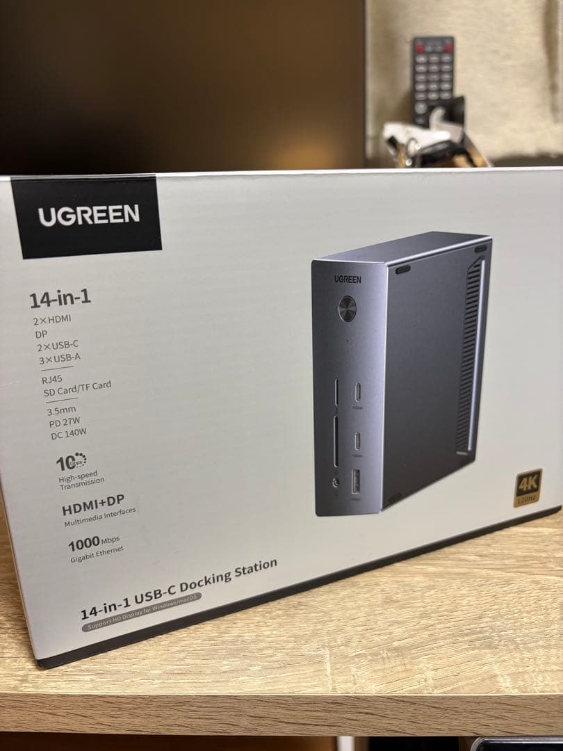 分配器・切替器 UGREEN Revodok Pro 314 USB-C UGREEN Revodok Pro 314 USB-C ドッキングステーションを検証レビュー