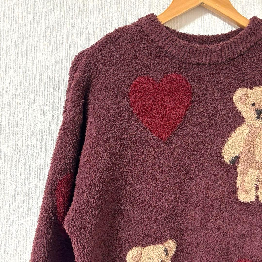 ジェラートピケ gelatopique ホリデー ベア ハート プルオーバー