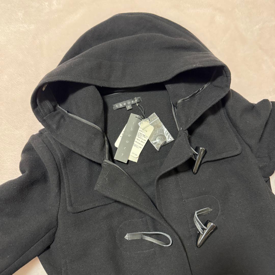 《新品》theory セオリー　ダッフルコート　フード付き