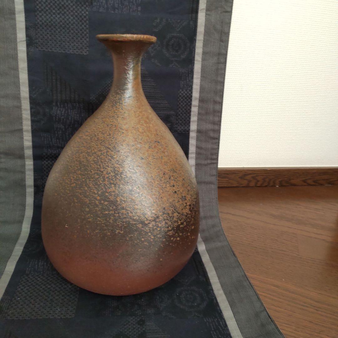 黒備前　尻張花入　18