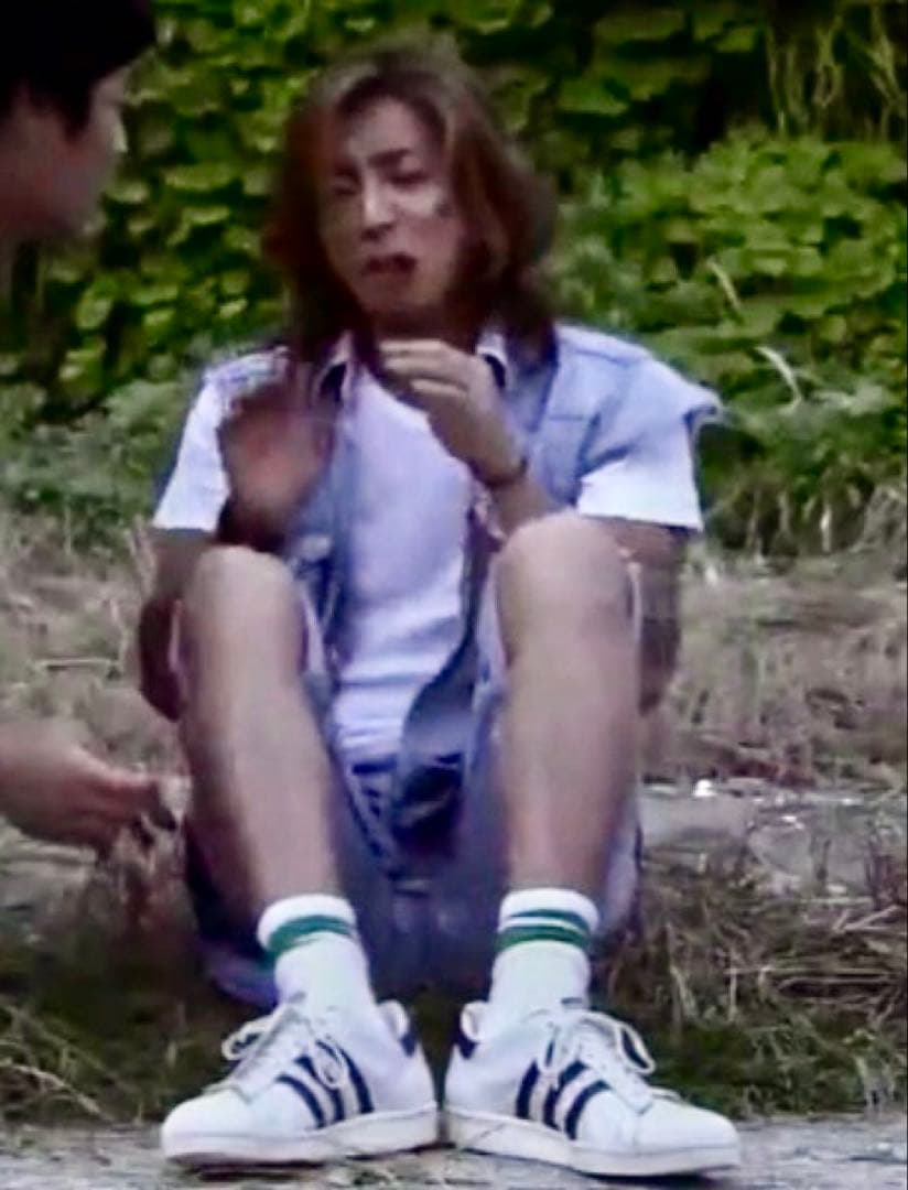 キムタク　HERO アディダス オリジナルス スーパースター ホワイト/ブルー アディダス adidas スーパースター 白×青 27.5 キムタク HERO - メルカリ