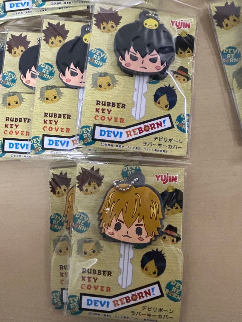 家庭教師ヒットマン　リボーン　デビリボーン　ラバーキーカバー　7種35個　未開封