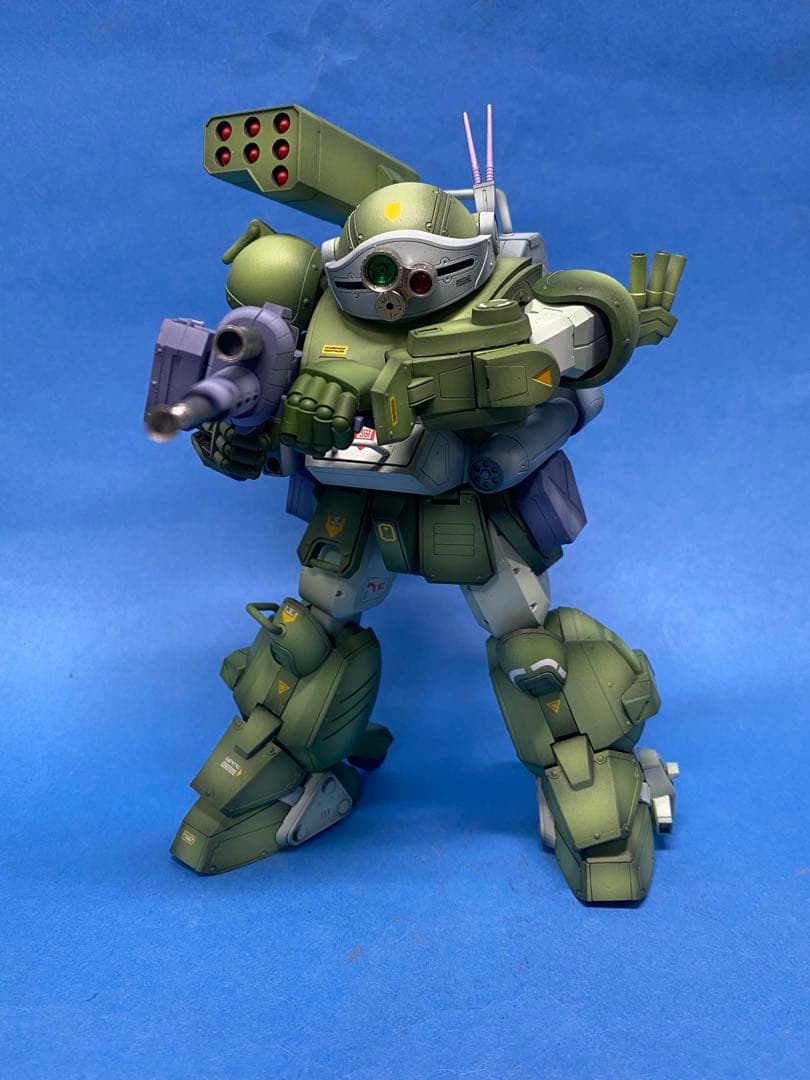 ウェーブ　ボトムズ　1/24スコープドッグターボカスタム　プラモデル完成品