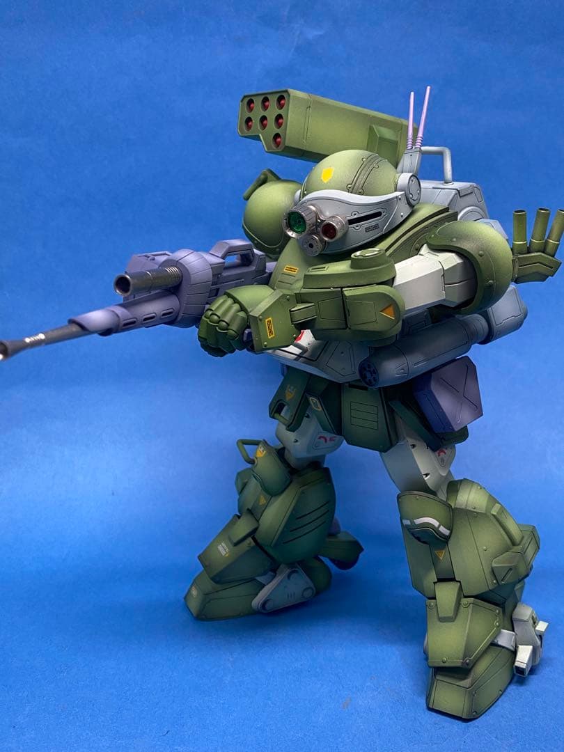 ウェーブ　ボトムズ　1/24スコープドッグターボカスタム　プラモデル完成品