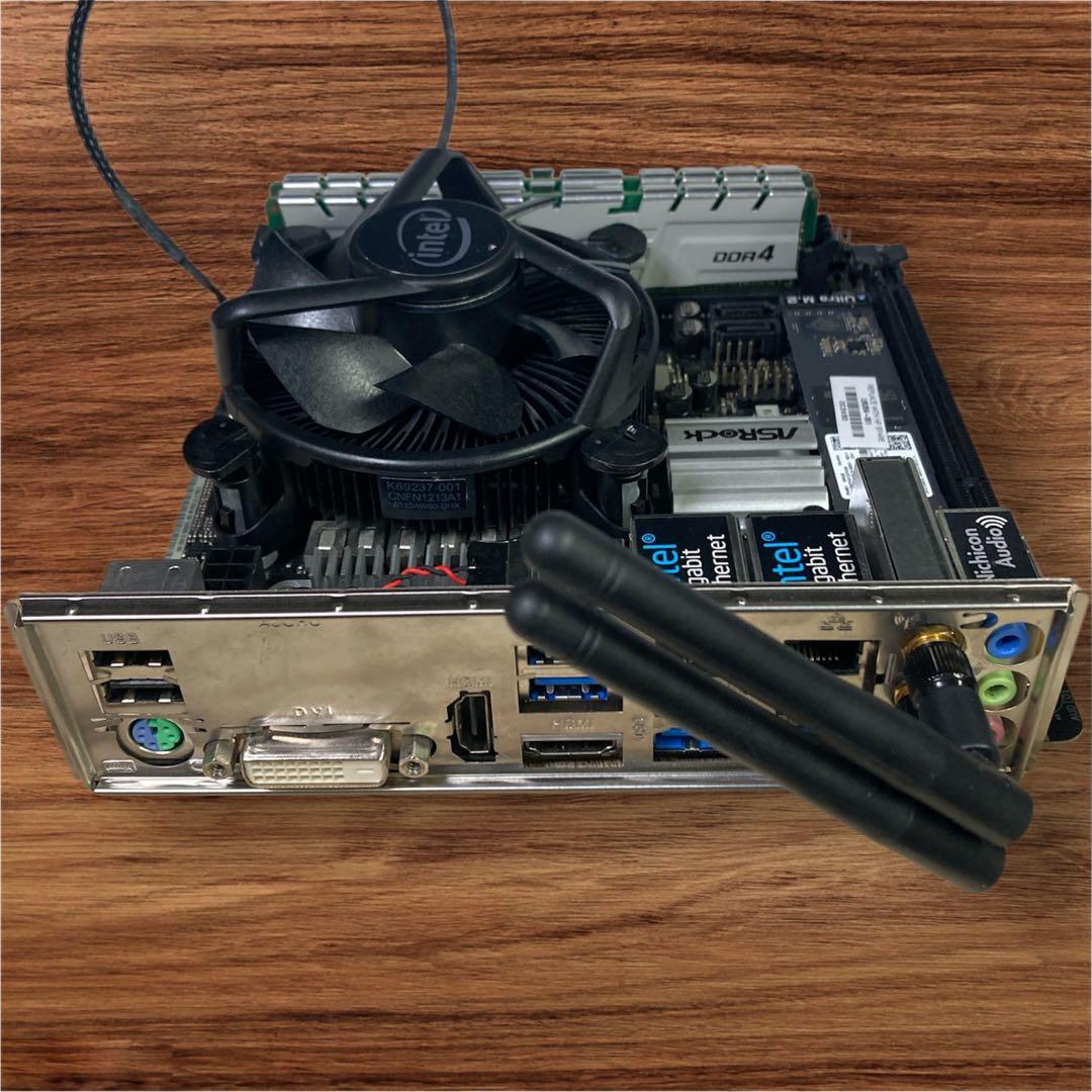 最新型 H270M-ITX/ac＋i7-6700＋16GB＋NVMe256GB 動作良好 H270M NVMe