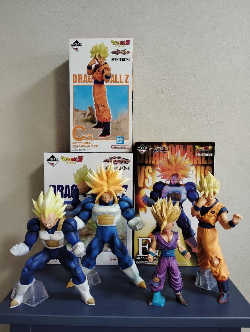 ドラゴンボール 一番くじ 孫悟空 ベジータ トランクス MSP 孫悟飯 1番