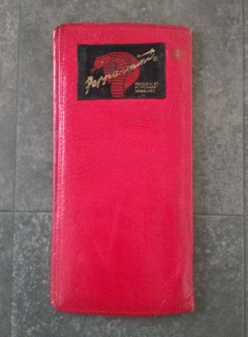 ペパーミント 長財布 赤 希少 当時物 - メルカリ