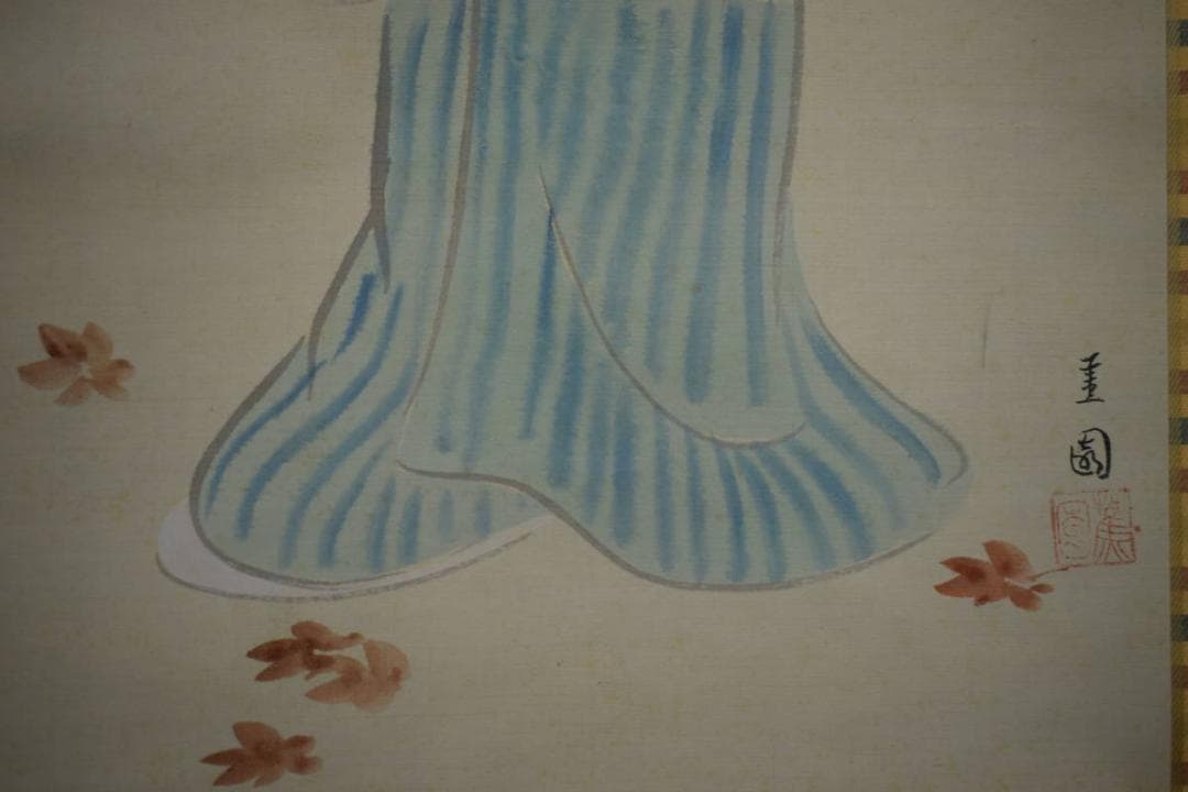 不詳/作者不詳/人物図/布袋屋掛軸HJ-706