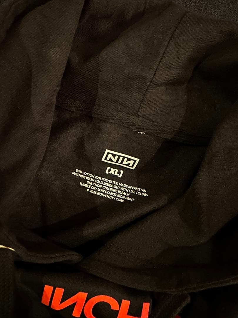 Nine Inch Nails PEEL IT BACK TOUR パーカー