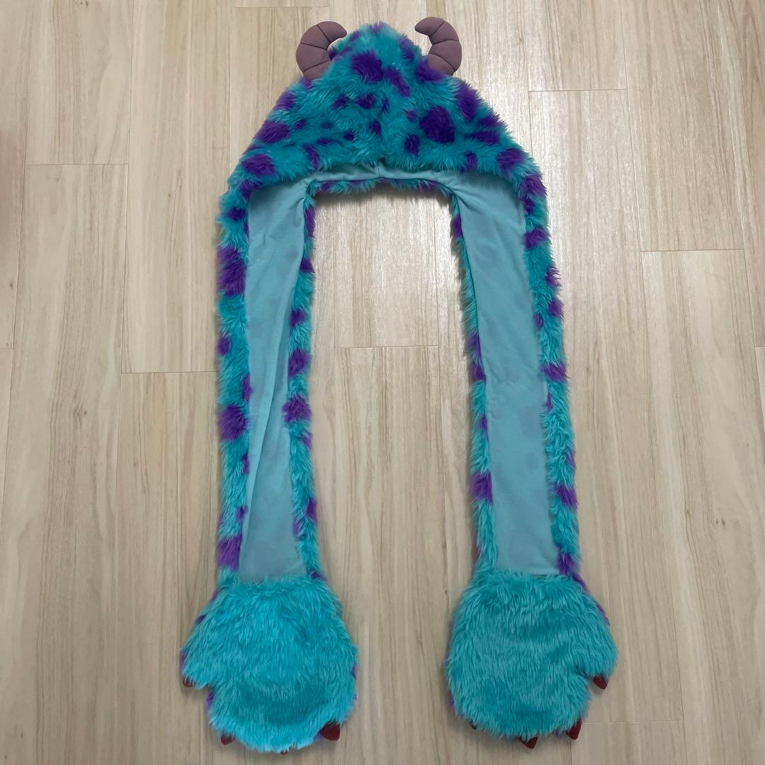 モンスターズインク サリー マフラー マフラーキャップ 被り物