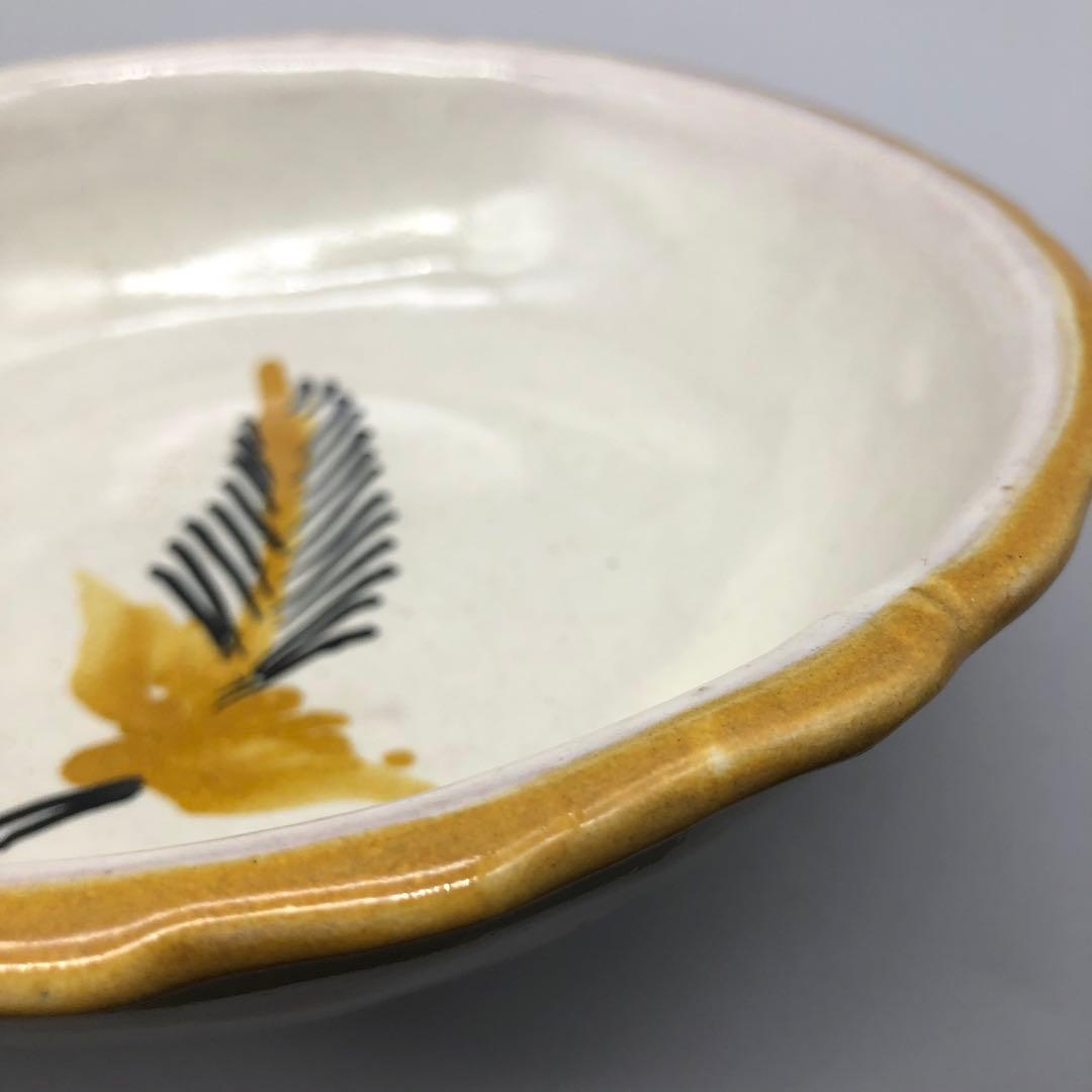 メキシコプエブラタラベラ焼ビンテージ陶器伝統工芸バード鳥ボウル鉢