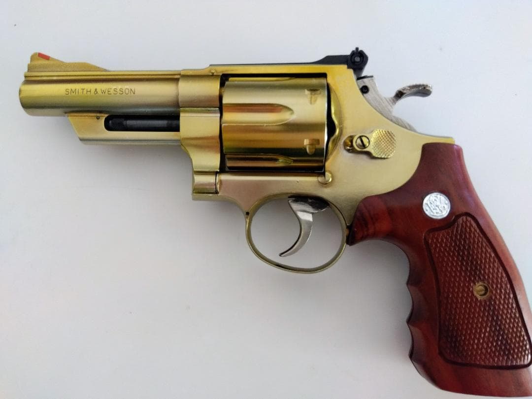 コクサイ　Smith & Wesson 　44マグナムM29　4インチ　木グリ MULE(CAW) コクサイ S&W M29用木製グリップ 初期型(ダーティーハリー