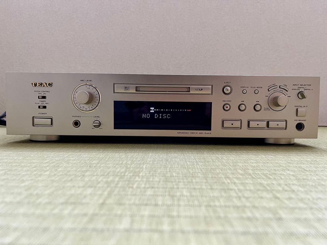 ジャンク品】TEAC MD-5MKII MDデッキMDLP対応 - メルカリ