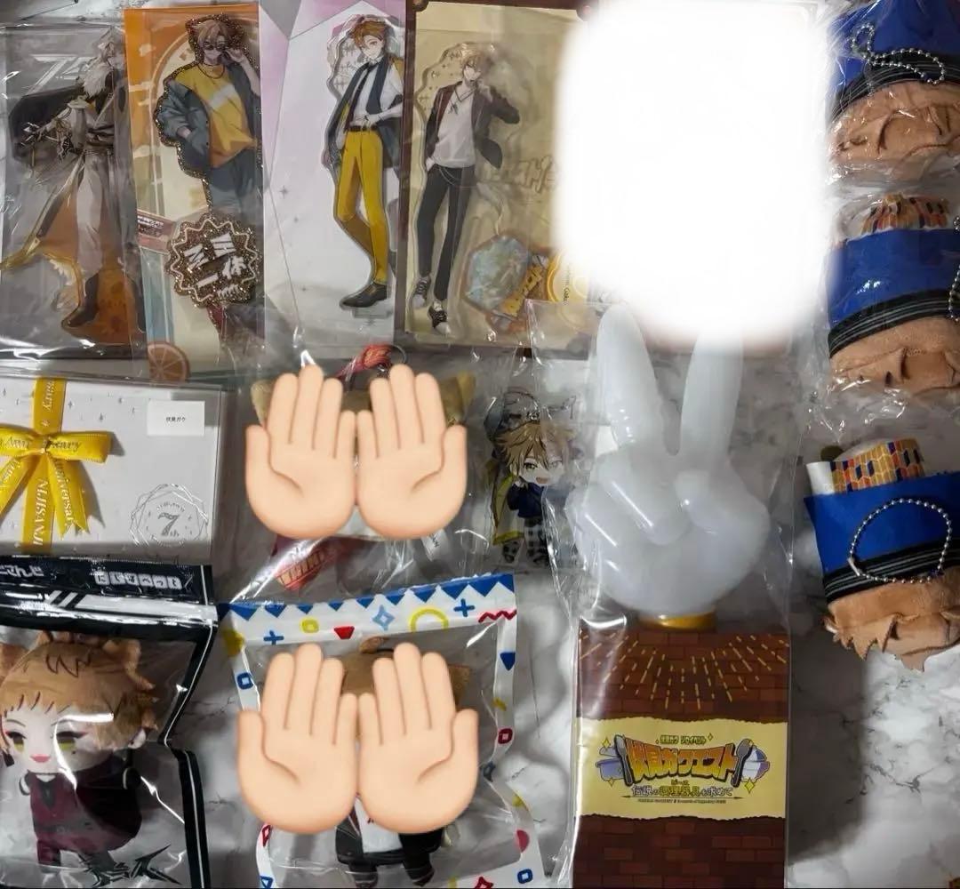 にじさんじ 伏見ガク アクリルスタンド 缶バッジ チェキ風カード