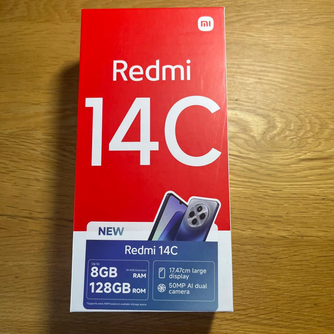 スマートフォン本体 Xiaomi Redmi 14C RAM4GB ROM128GB Xiaomi Redmi 14C 4G Starry Blue 128GB + 4GB Dual-SIM Unlocked GSM
