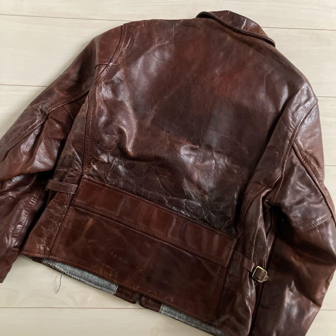 AERO LEATHER ホースハイド レザージャケット【34】キムタク着用