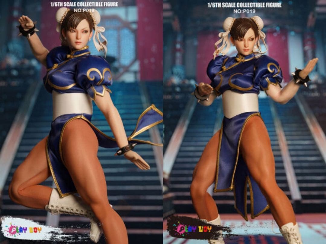 PLAYTOY p019】 ストリートファイター 春麗 1/6可動フィギュア - メルカリ