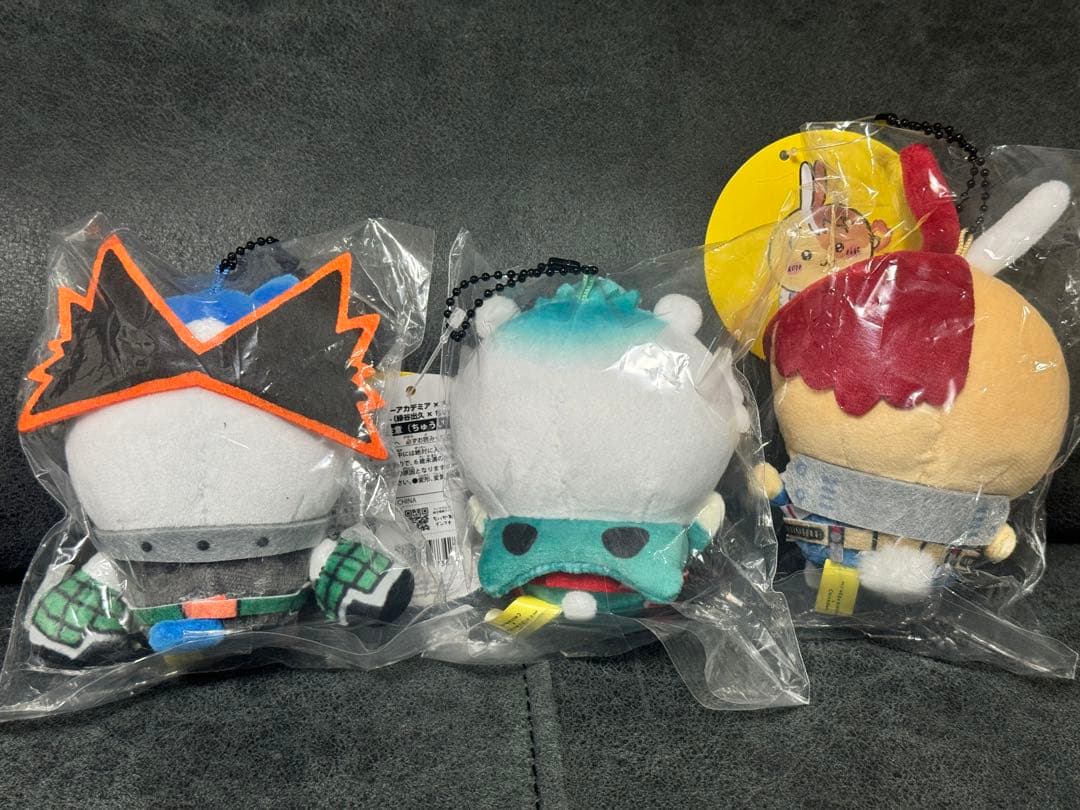 未開封☆ちいかわ　僕のヒーローアカデミア ヒロアカ コラボ マスコット全3種