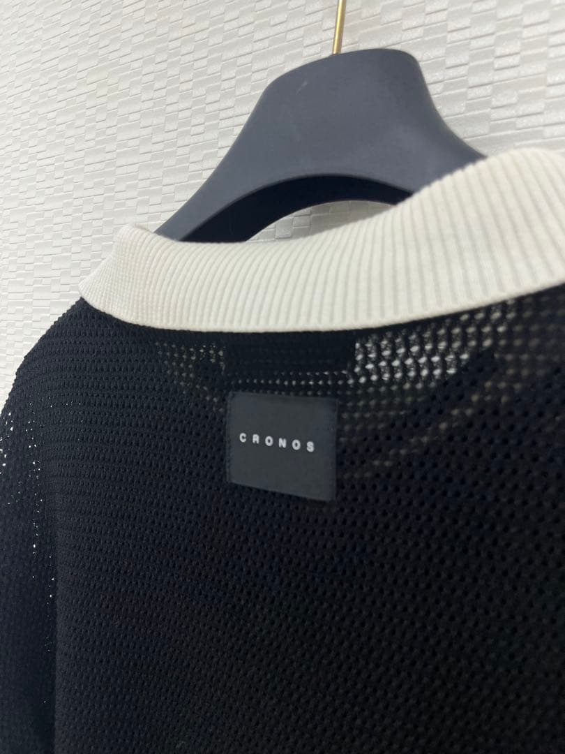 美品】CRONOS WOMEN クロノス レディース メッシュニット トップス