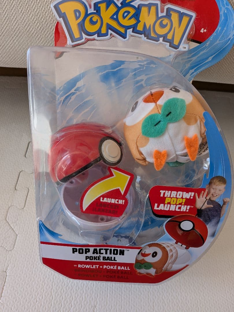 ポケモン ポップアクション ポケボール モクロー 海外限定 マスコット　希少