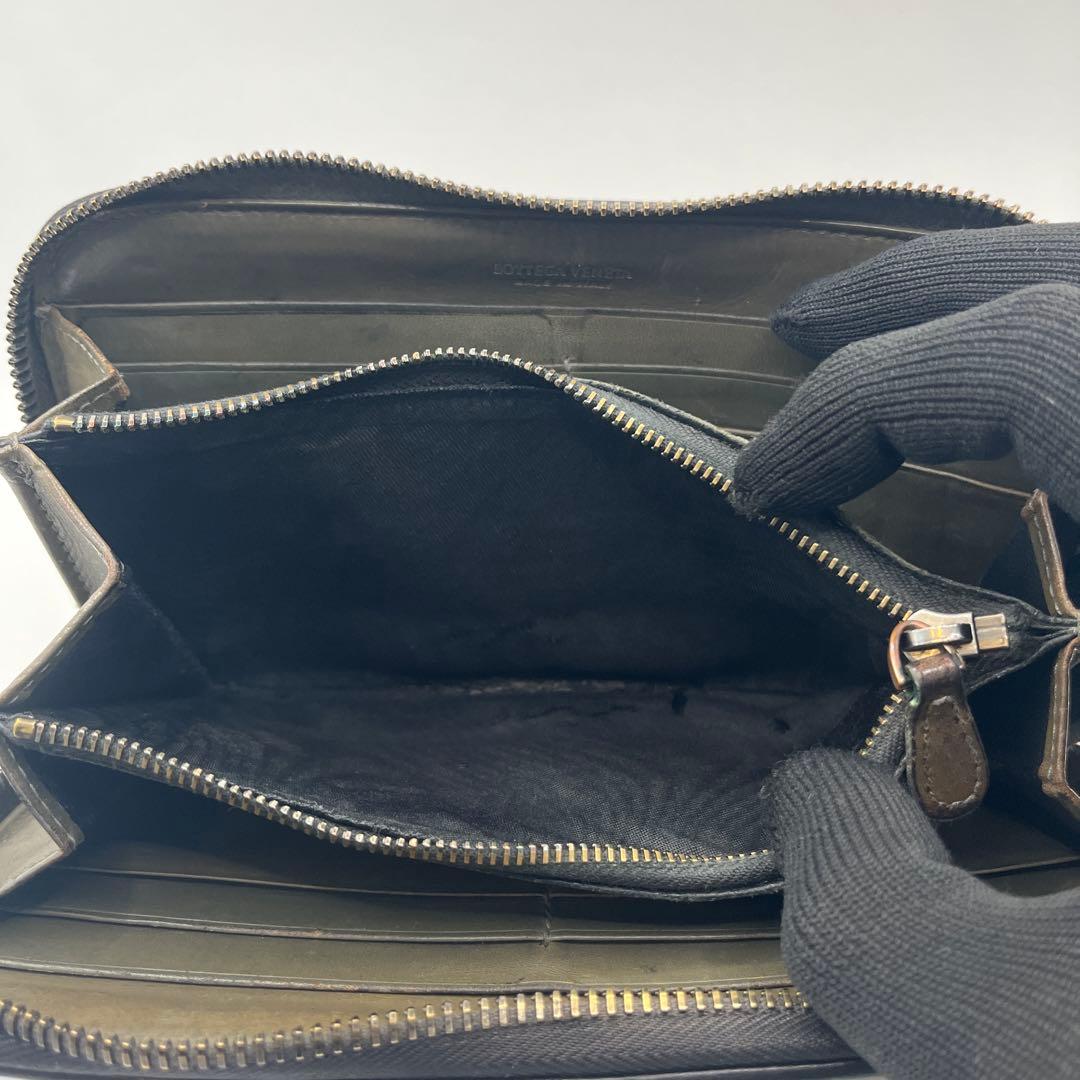 正規品✨ ボッテガヴェネタ イントレ ラウンドファスナー ジップ 801