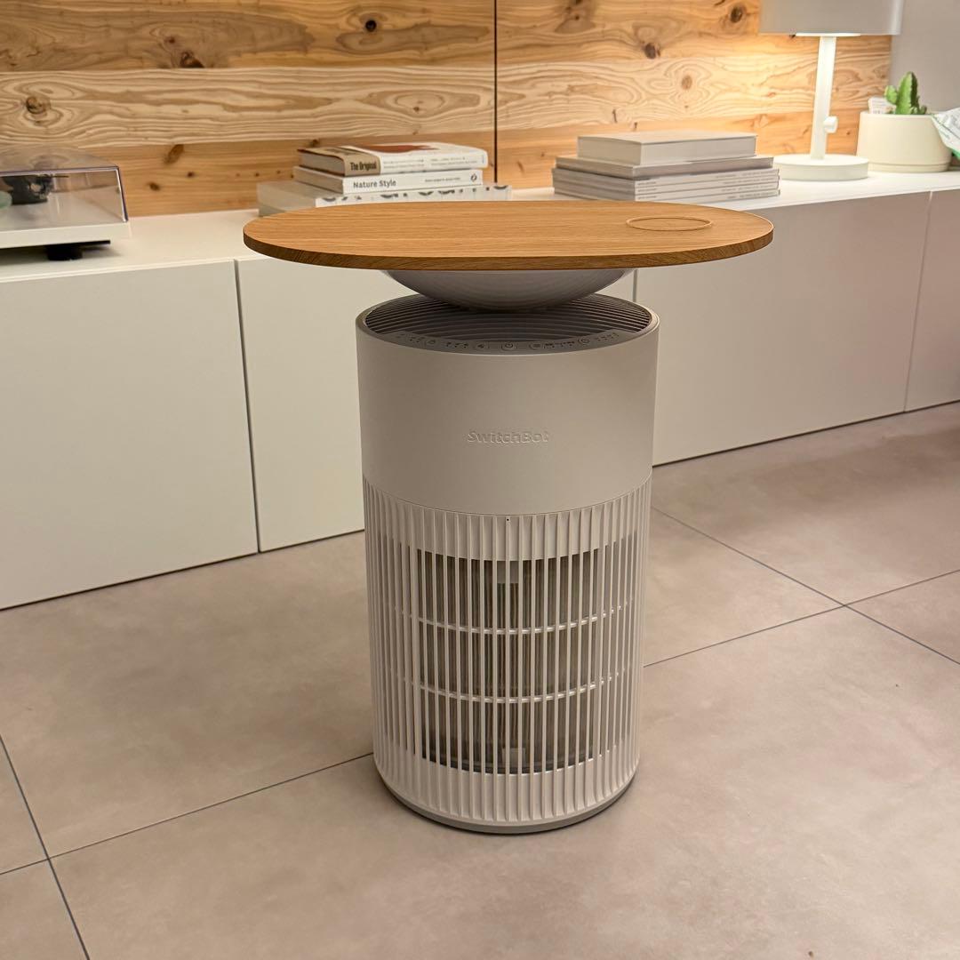 SwitchBot 空気清浄機 Table SwitchBot空気清浄機Table(ナチュラル)レビュー｜家具と家電が融合した