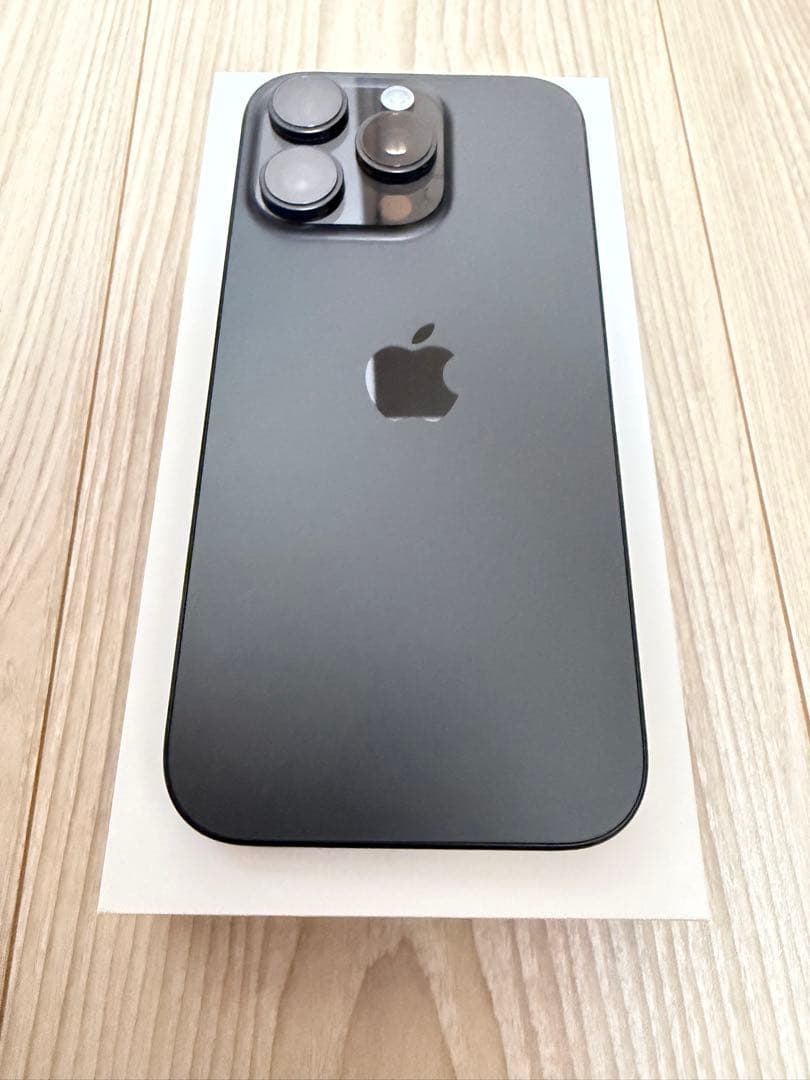 iPhone16proブラック 256GB SIMフリー(箱付き） ムスビー｜iPhone 16Pro 256GB ブラックチタニウム SIMフリー 未使用品