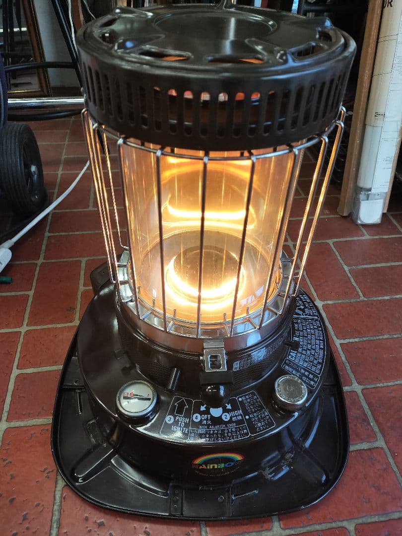 トヨトミ RAINBOW U.S.A. RB-2 石油ストーブ レトロ ブラウン