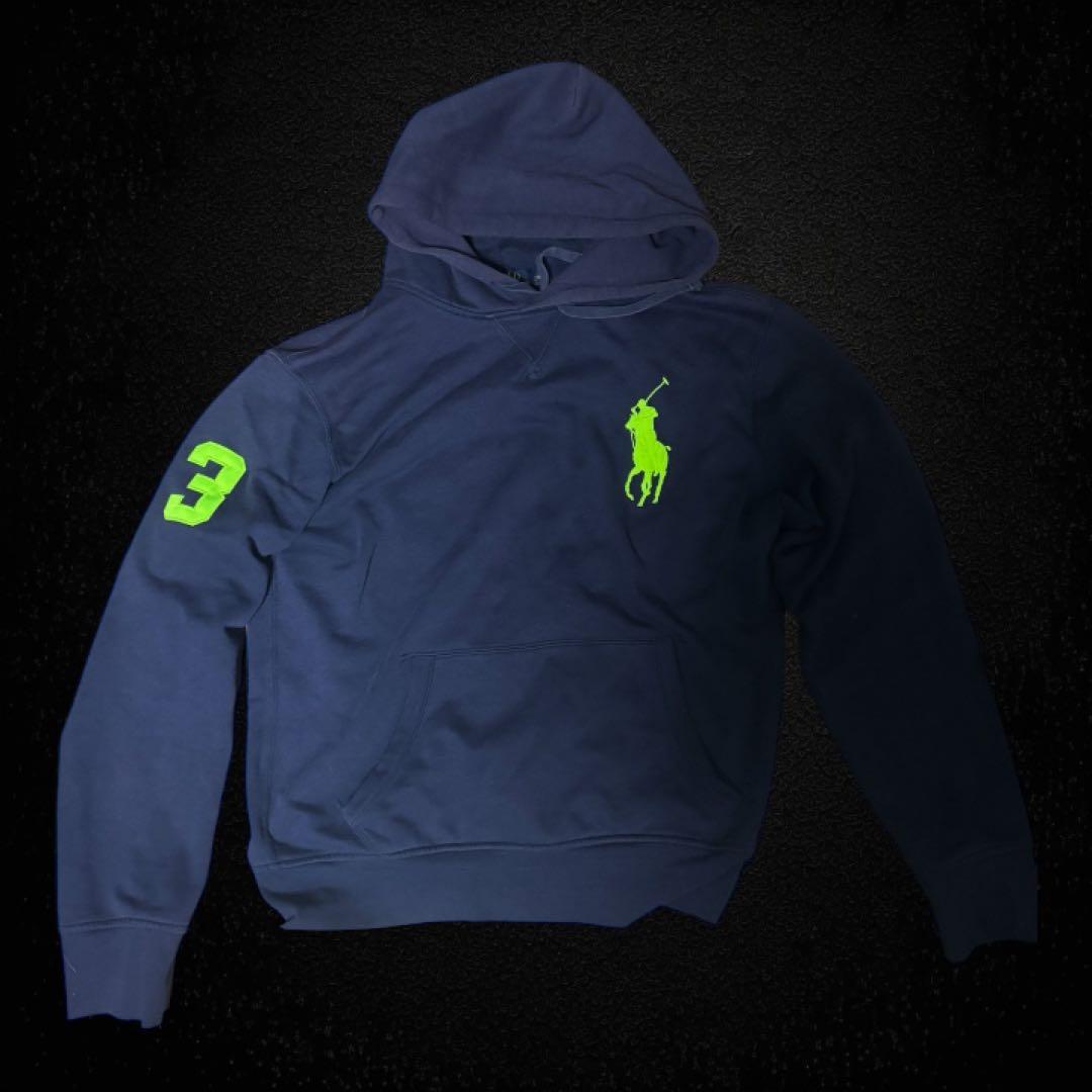 ネイビー パーカー Ralph Lauren ビックポニー Polo Ralph Lauren ビックポニー ネイビー パーカー Lサイズ - メルカリ