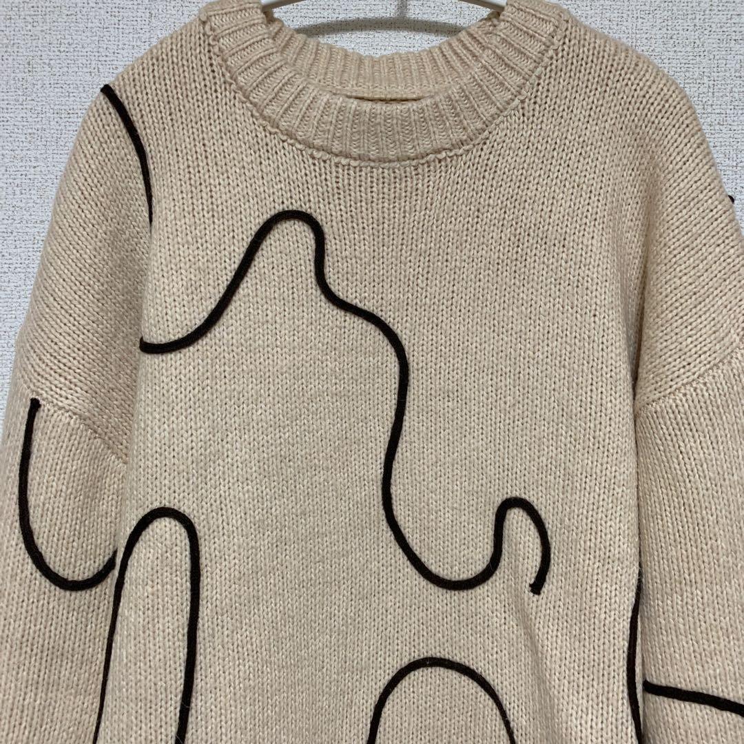 OLUN＊オルン＊ニュアンステープラインニット＊きりまる - メルカリ