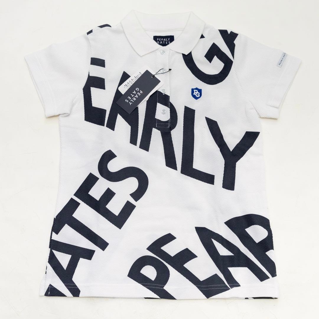 新品タグ付】PEARLY GATES ポロシャツ ホワイト - メルカリ