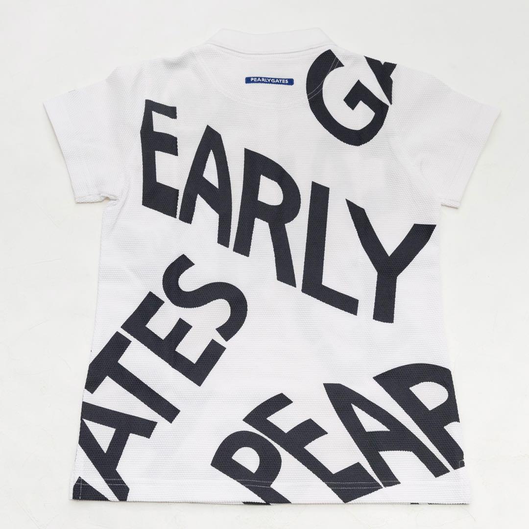 新品タグ付】PEARLY GATES ポロシャツ ホワイト - メルカリ