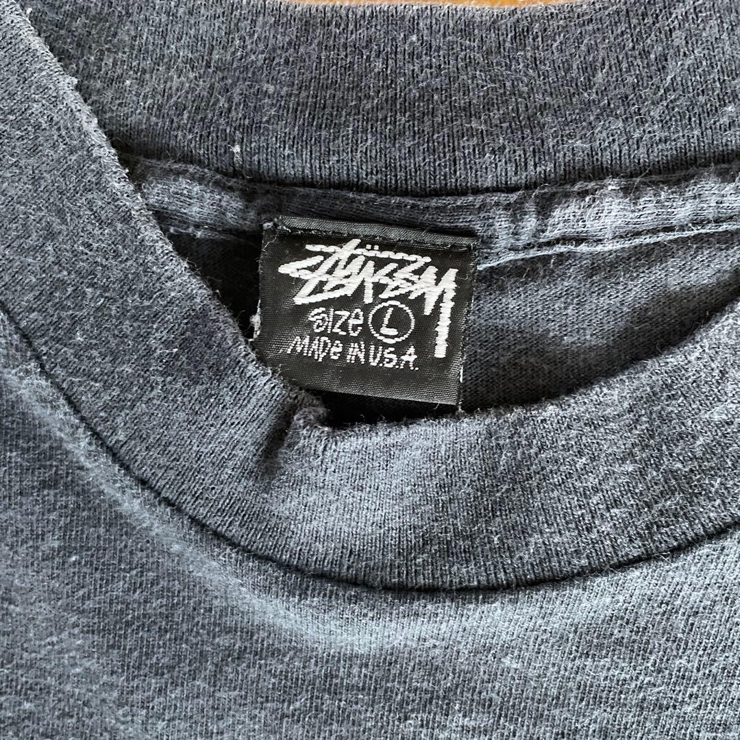 Old Stussy 80年台後期黒タグ ラスタシャドウマン黒色 Lサイズ - メルカリ