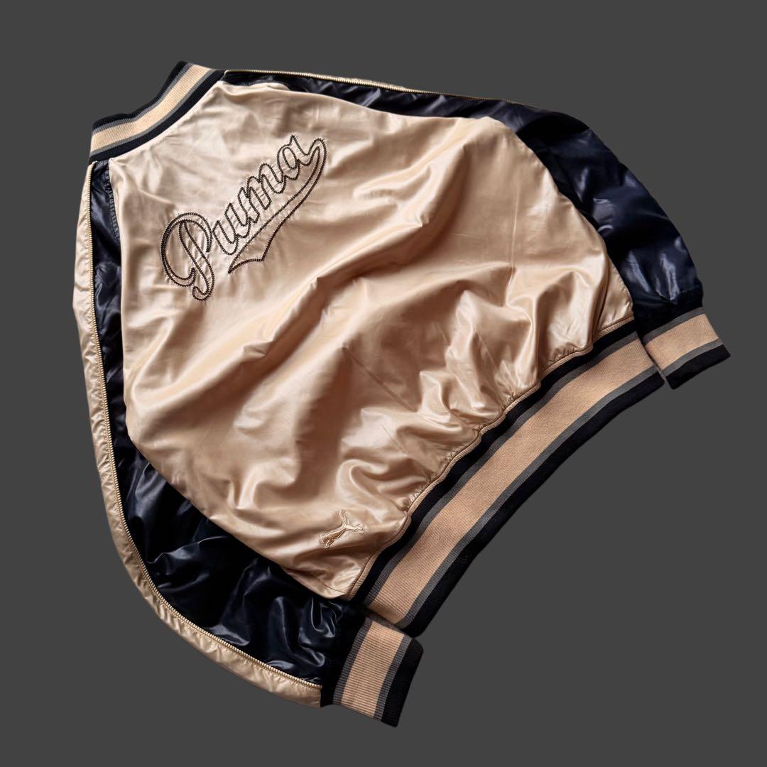 90s~デッドストック PUMA ヒットユニオン スカジャン チェーンステッチ