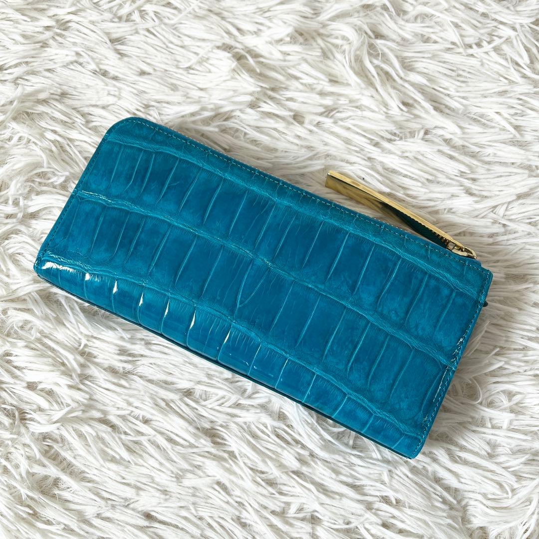 ⭐️新品未使用⭐️ 池田工芸 クロコダイル 長財布 L字ファスナー