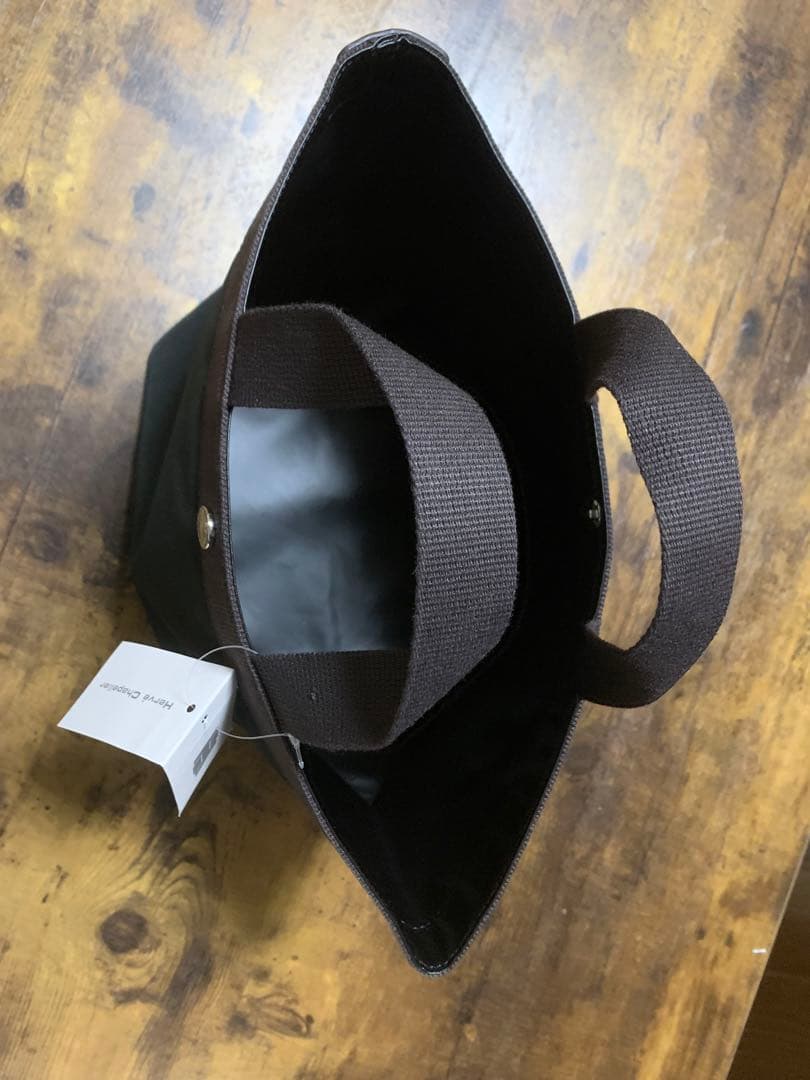 M*⃛様 新品エルベシャプリエ 707c ブラック舟形 トートバッグ Mサイズ